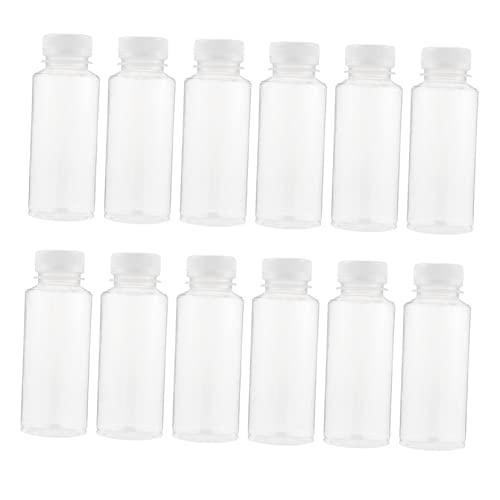 Unomor 1set Plastic Milk Bottle Milk Jug Drink Bottles Soda Bottle Empty Juice Bottles Lunch Bottles Beverage Container Syrup Containers Tamper Extra Thick Pp Plastic 12pcs