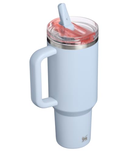 Image of STANLEY Quencher ProTour Flip Straw Tumbler with Leakproof Lid 40 oz | Built-in Straw and Handle | Cup Holder Compatible for Travel | insulated Stainless Steel Cup | BPA-Free | Blue Dream
