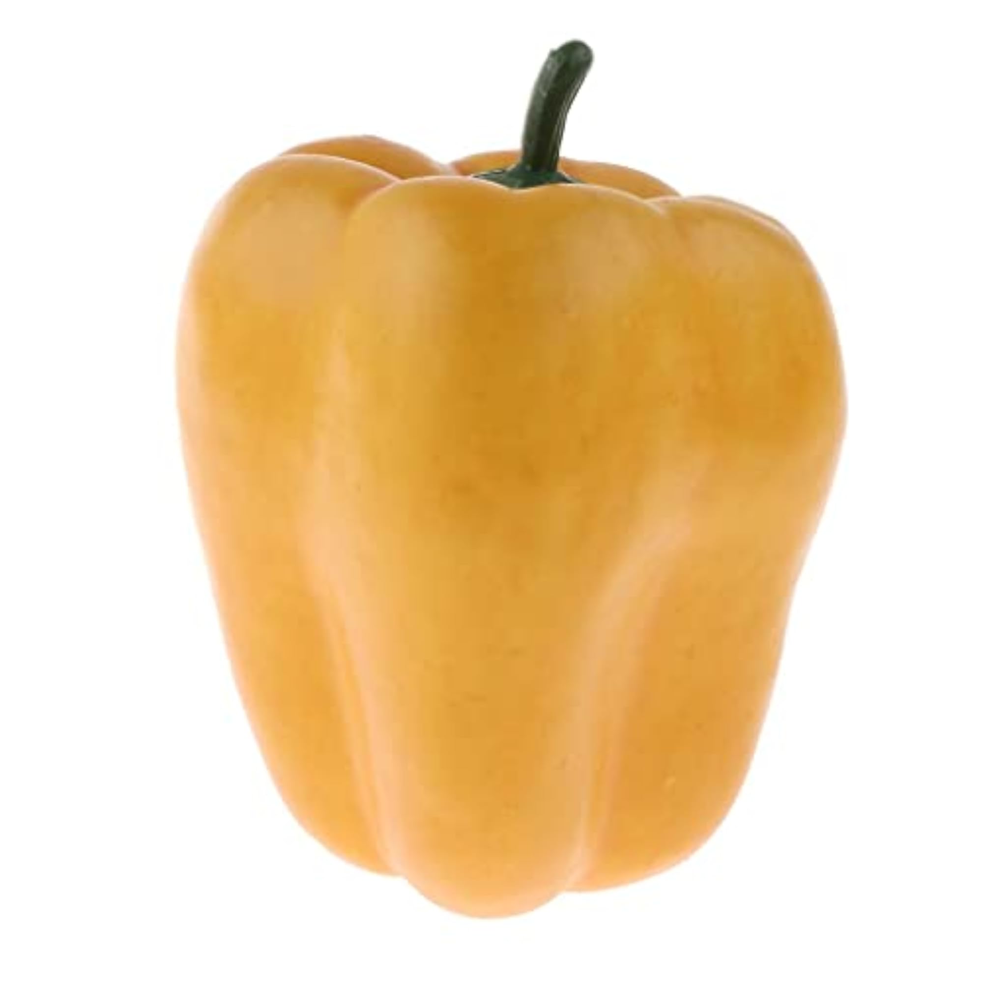 Realistic Artificial Yellow Bell Pepper Decorative Food