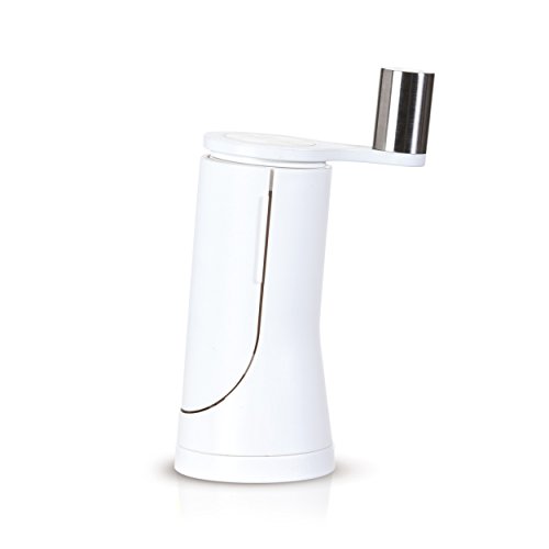 Preisvergleich Produktbild AdHoc Käsereibe, Modell: Pisa, weiß, Klingen leicht und technische eingraviert, Stromkabel, spülmaschinengeeignet, edelstahl / kunststoff, 16 cm, CG02