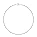 Produktbild Planetys - Schlangenkette Knöchelkette Fußkettchen 925 Sterling Silber rhodiniert 1.2 mm Breite