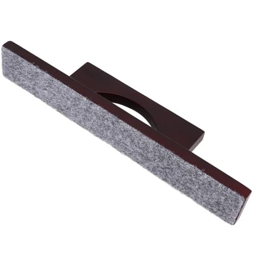 FAVOMOTO Ergonomic Handle Brush Shuffleboard Table Cleaning Billiard Brush Shuffleboard Accessory
