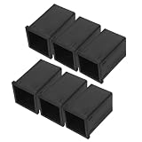 MAJORMENCH 6 Stück Reduzierhülsen für Vierkantrohr 50mm 40mm aus Langlebigem Kunststoff mit Isolierender Hülse für Geräte und Ausrüstungen