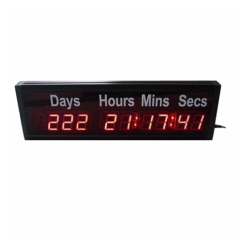 Temporizador Digital LED con Cuenta Regresiva Negro miniatura 2