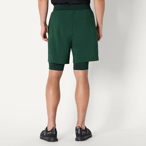 Image of Amazon Essentials Men's Athletic Running Training Shorts, Performance Stretch Woven Workout Shorts, 7 inch
