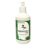 Union Bio® EquiNOFLY Soft 500 ML - Gel Naturale Protezione Cavallo, Repellente Contro Gli Insetti, Indicato Per Le Parti Delicate Come Contorno Occhi, Orecchie e Perineo, Nutre e Protegge La Cute