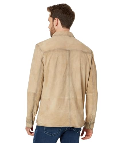 John Varvatos Men's Lionell Leather Shirt Jacket2