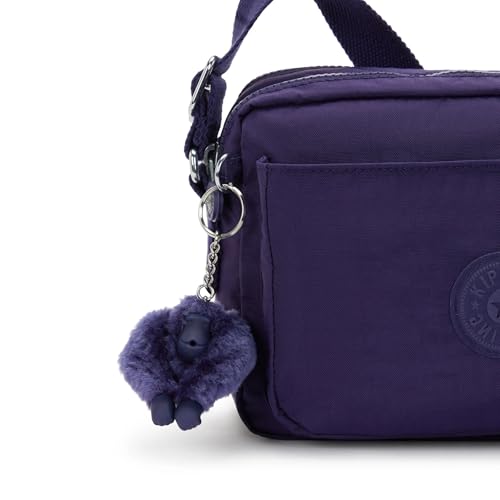 Image of Kipling Women's Abanu Crossbody Bag, Lightweight, Adjustable Nylon Waist Pack with Multi-Compartment Zip Pockets