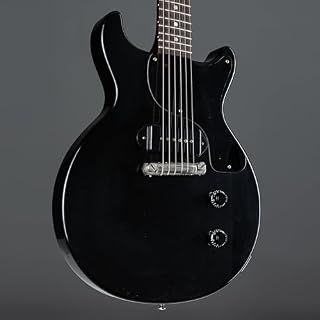 Gibson 1958 Les Paul Junior Double Cut VOS NH Ebony #831348 – Guitare Électrique à Coupe Simple - Les Beatles, Paul McCartney, John Lennon, RIngo Starr, George Harrison Gibson 1958 Les Paul Junior Double Cut VOS NH Ebony #831348 - Guitare Électrique à Coupe Simple – Image 6