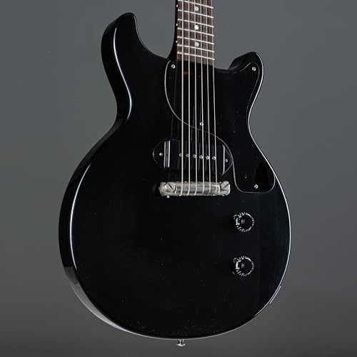 Gibson 1958 Les Paul Junior Double Cut VOS NH Ebony #831348 – Guitare Électrique à Coupe Simple - Les Beatles, Paul McCartney, John Lennon, RIngo Starr, George Harrison Gibson 1958 Les Paul Junior Double Cut VOS NH Ebony #831348 - Guitare Électrique à Coupe Simple – Image 7