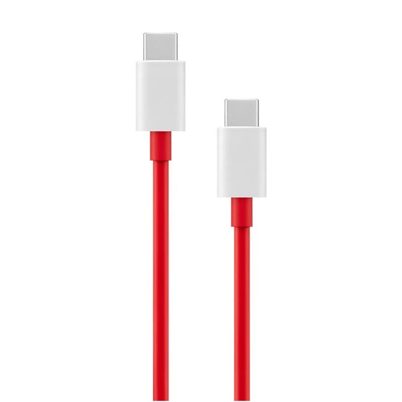 Original Warp Charge Type-C to Type-C Cable Compatible with OnePlus & All Smartphone - 100cm (Red,White) (B0BXY8TSNH) Amazon Price History, Amazon Price Tracker