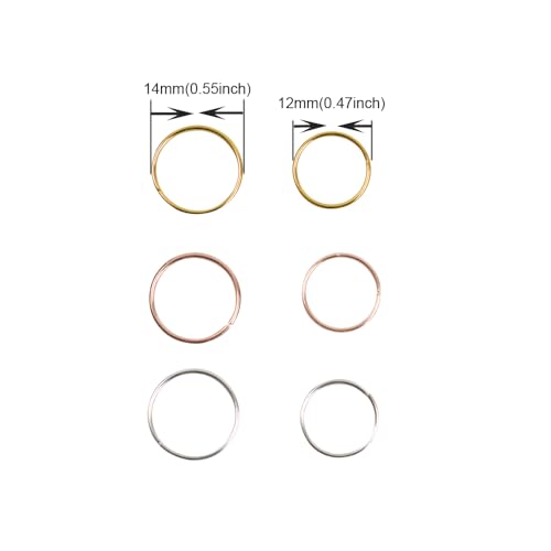 120 anillos para trenzas de cabello en metal miniatura 2
