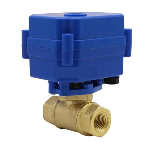 Válvula de bola motorizada de latón DN15 con control automático CR05 de 5V 7