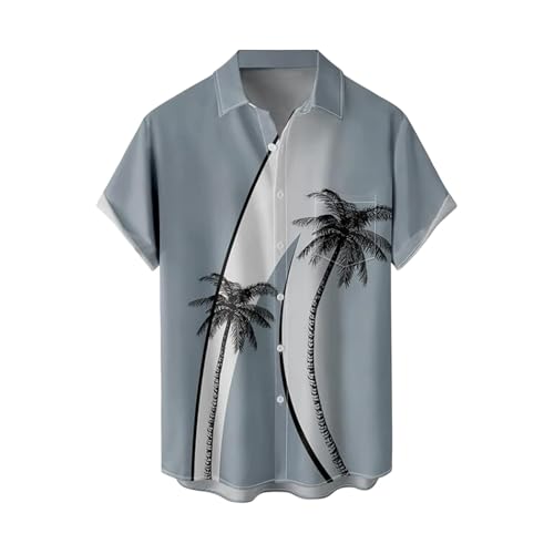 T-shirt homme vert coupe regular fit à manches courtes et col boutonné