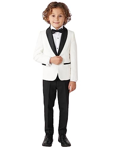 Costume de Ville deux pièces un bouton pour garçon avec revers de châle élégant