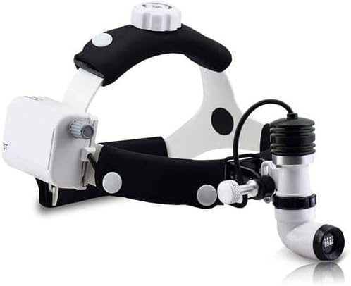 Surgical Headlight Dental Headlamp, Wireless Portable Cold LED Light Source for ENT Endoscopy with 10W Power