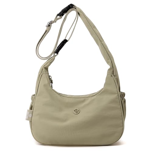 Image of JANKS Large Crossbody Bag for Women Fabric Nylon Casual Commuter Trendy Fashion Hobo Shoulder Ladies Travel Handbag