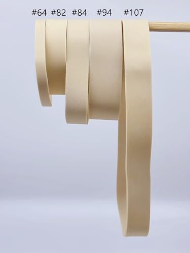 Rubber Bands Size 64 (3 1/2" x 1/4"), 100 Pcs Tactical Strong Heavy Duty Rubber Bands Wide Thick Large Heat Cold UV Resistant for Hunting Hiking Outdoor Camping Survival - Thumbnail 6