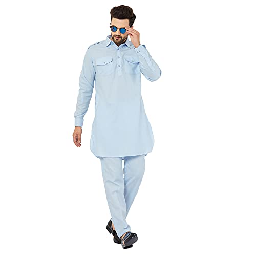 Image of ARMAAN ETHNIC Casual Pathani Suit With Pant For Men