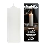 Fertige Kerze des Erzengels Michael – Ritual mit weißer Kerze zum Schutz und zur Reinigung | Esoterische Kerze zur Reinigung unserer Umwelt | handgefertigt mit Kräutern | Inklusive Anleitung und Gebet