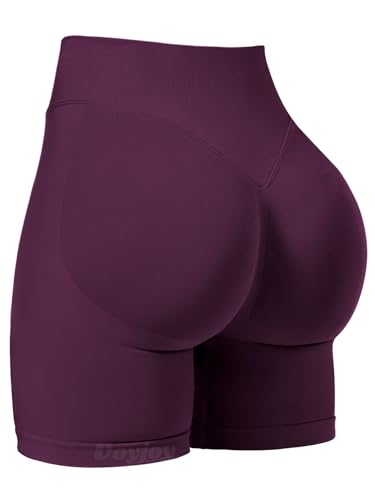 Image of VOYJOY Women Workout Impact Shorts 2.5 inch / 3.6 inch / 4.5 inch / 6 inch Scrunch Butt Lifting Gym Seamless Booty Biker Shorts