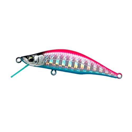 渓流用ミノーZeebach50Fピンクバック