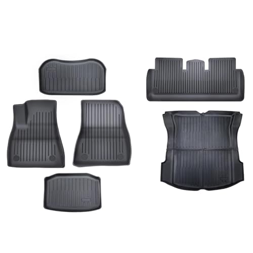 Tapis de sol Tesla Model 3 2021-2023 moquette protection 6 pièces