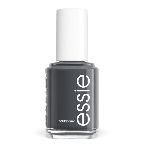 Essie Nail Colour On Mute Dark Grey Nail Polish 13.5ml - Amazon Vine