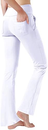 nuveti Ladies’s Excessive Waisted Boot Reduce Yoga Pants 4 Pockets Exercise Pants Tummy Management Ladies Bootleg Work Pants Gown Pants