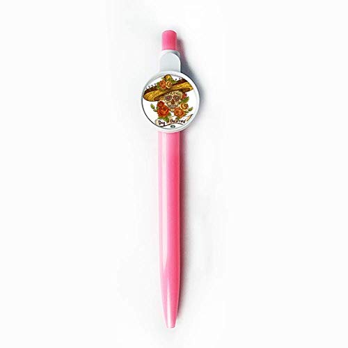 Stylo à bille rétractable bleu à offrir aux passionnés de culture mexicaine