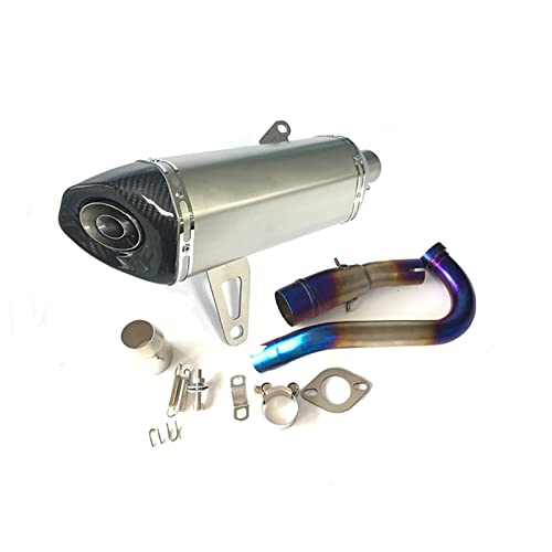 Tubo conexión frontal Yamaha XMAX 300 escape moto colector 2018 2019