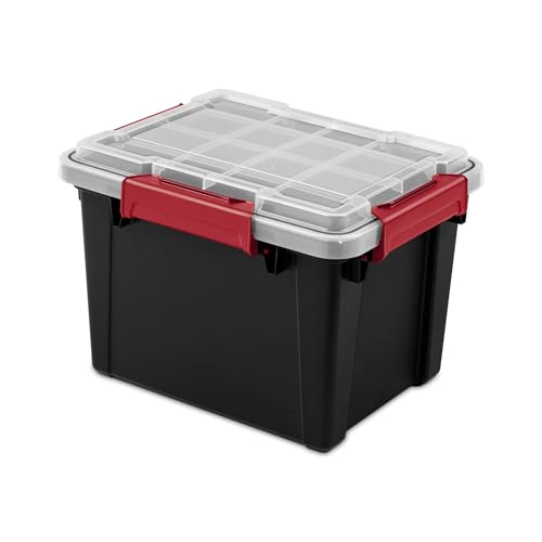5 Gallon Waterproof Storage Bin with Gasket Seal, Heavy Duty