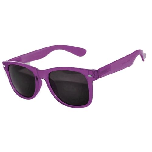 Image of OWL Retro Style Sunglasses 80's Classic Vintage Unisex Nerd Colored Frame