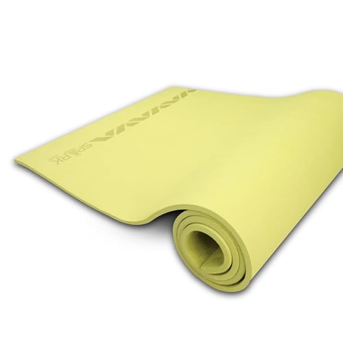 Image of Nivia Spark EVA Yoga Mat for Men & Women, 6 mm with Carry strap, Anti Skid, Exercise Mat for Home Workout, Foldable yoga mat, For Gym Exercise /Fitness (Olive Green)