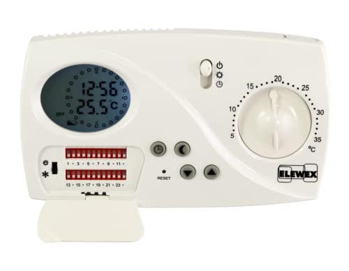 Thermostat mural programmable Vemer VE773200 24h blanc pour chauffage - 3