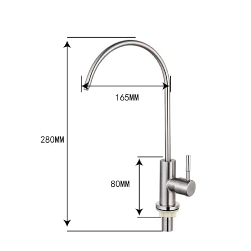 Robinet en acier inoxydable QYYZTQY pour simplifier la vaisselle