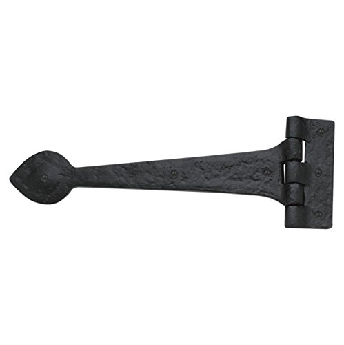EuroArt Arrow Head Working Hinges 275mm Black Antique Pair