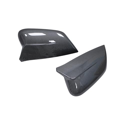 Coque de rétroviseur pour KIA EV6 2022 2023 en look carbone ABS