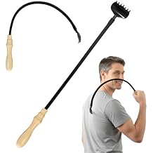 Flexible Back Scratcher, 23.2" Bendable Long Handle Back Scratcher, Curved Adjustable Back Scratcher for Itch Relief, Easy Reach Back Scratcher for Seniors, Men & Women