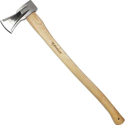 Spaltaxt 2000g mit Griff aus Holz - große Axt zum Holz spalten Spaltaxt 2000g mit Griff aus Holz - große Axt zum Holz spalten