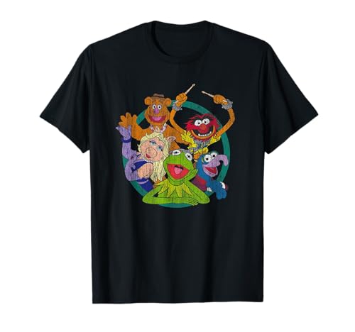 The Muppets Group Circle Camiseta