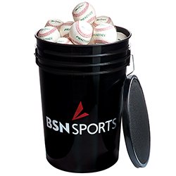 BSN SPORTS Bucket w/3 dz 79P Baseballs (EA)