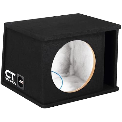 CT Sounds CT1X12 Single 12” Kerf Port Universal-Fit Car Subwoofer Box