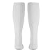 NuVein Compression Socks, 8-15 mmHg Support for Men, Padded Cushion Foot, Knee High, Closed Toe, White, X-Large