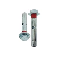 DOJA Industrial | Schwerlastanker Dehnschraube M8-10mm | PACK 10 | Ankerschraube für Beton Schwerlast | Ankerbolzen Betonanker Duebel | Bolzenanker für DIY Fassaden Schwerlastduebel Ziegel Anker