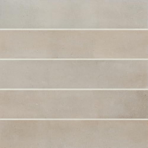 Bedrosians Celine Rectangle Matte Porcelain Tile 3 x 12, Taupe (5.38 sq. ft./Case)