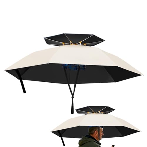 Parapluie à Porter sur la Tête pour Randonnée et Voyage Anti-UV