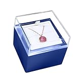 Boîte À Bagues – Boîte À Bijoux Rosebud, Boîte À Bagues Fleuries | 3,15 * 3,15 * 3,15 Pouces Boîte À Bijoux De Proposition Bague Rouge, Véritable Boîte À Fleurs Rouge Pour Le Mariage Noël Sa