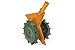 VAROMORUS Corn Beans Vegetable Metal Seeder 2-Row Manual Onion Radish Beets (1-Row)