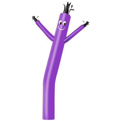 Image of MOUNTO 10ft Inflatable Dancers Tube Man Attachment - 10 Feet 12inch Tall Wacky Waving Inflatable Dancing Tube Guy, High Durability Rip-Stop Nylon (Blower Not Included) (Purple)
